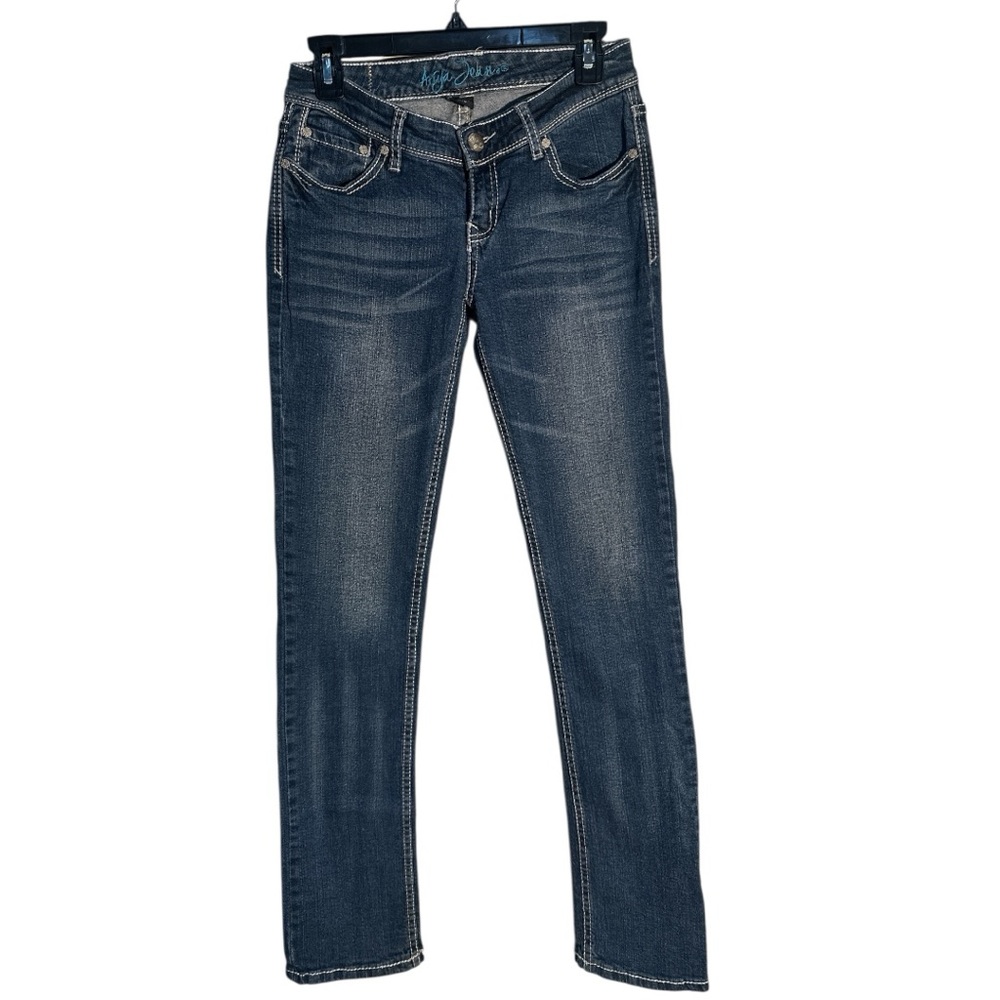Ariya Straight Leg Blue Denim Jeans